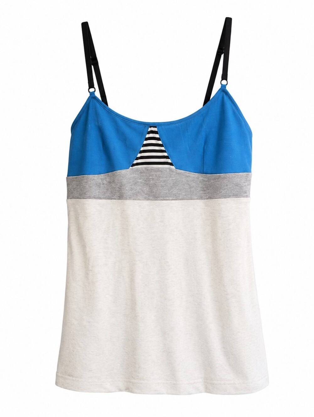 Lululemon Women’s Size 8 Contentment Tank Top Blue Gray Colorblock Adjustable
